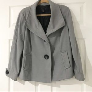 STYLE & CO textured grey blazer